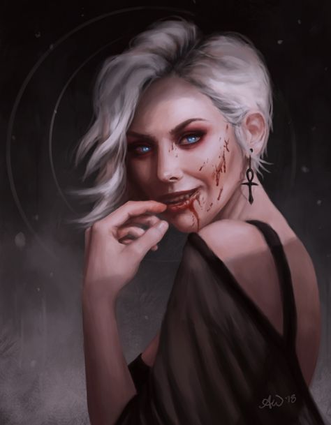 ArtStation - Vampire: the Masquerade - Annabelle Triabell, Amy Wilkins Masquerade Aesthetic, Vampire The Requiem, Modern Vampires, Vampire The Masquerade, Vampire Pictures, Vampire Masquerade, Female Vampire, Character Portrait, Vampire Love