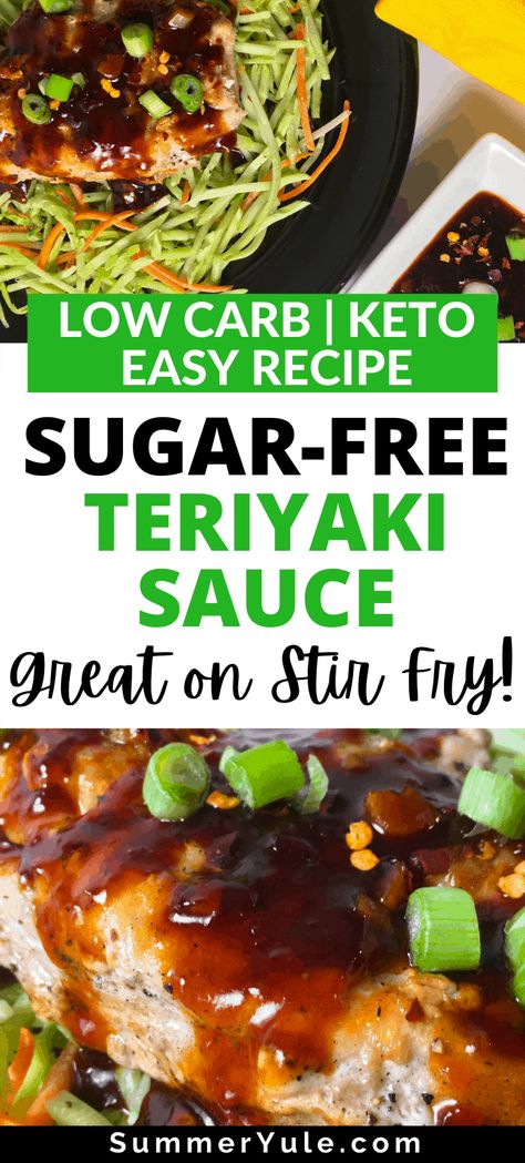 Sugar Free Teriyaki Sauce, Fast Food Nutrition, Keto Sauce, Best Diet Drinks, Teriyaki Sauce Recipe, Keto Sauces, Asian Sauce, Low Carb Sauces, Starting Keto Diet