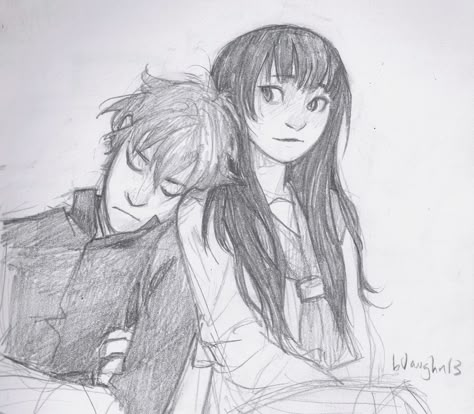 More Hotaru/Chitanda fluff! I love how Burdge draws them. Art by Burdge. Couple Sketch, Couple Drawing, Cute Couple Drawings, Arte Inspo, Comic Style, Couple Drawings, Love Drawings, Couple Art, Two People