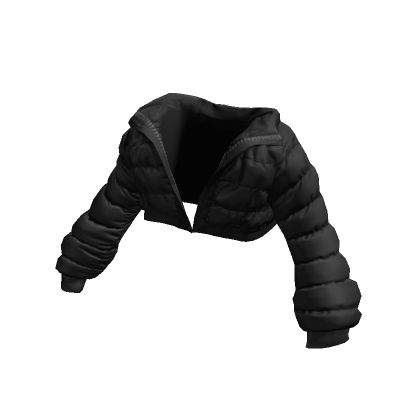 Black Crop Puffer Jacket Black Crop Puffer Jacket, Crop Puffer Jacket, Cropped Puffer Jacket, Puff Jacket, Black Puffer Jacket, Puffy Jacket, Cute Jackets, Black Puffer, Roblox Codes