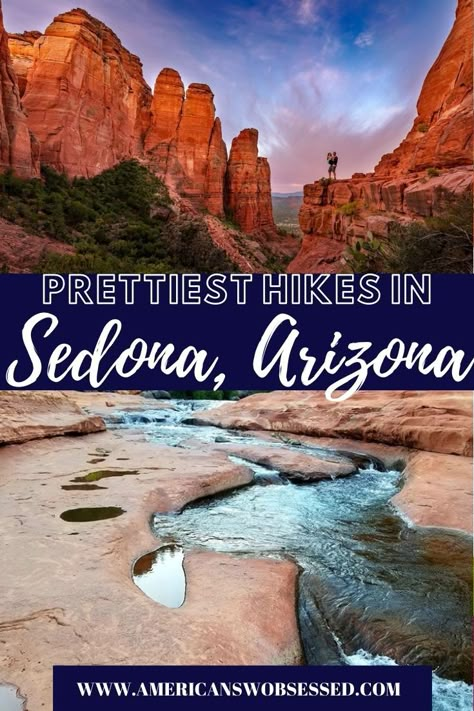 15 Best Hikes in Sedona for all activity levels! sedona arizona things to do in | sedona hikes | hikes in sedona | cool hikes in sedona | sedona arizona hiking #sedona #arizona #hiking Arizona Waterfalls, Sedona Arizona Travel, Hikes In Arizona, Sedona Hikes, Arizona Travel Guide, Sedona Travel, Trip To Grand Canyon, Arizona Adventure, Arizona Trip