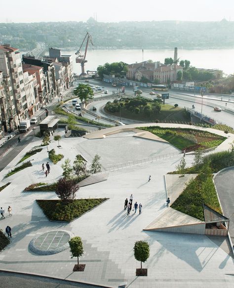 Gallery of 100 Public Spaces: From Tiny Squares to Urban Parks - 45 Urbanism Architecture, Urban Design Architecture, Urban Landscape Design, Public Space Design, Modern Landscape Design, Easy Landscaping, Urban Park, Landscape Architecture Design, Urban Fabric