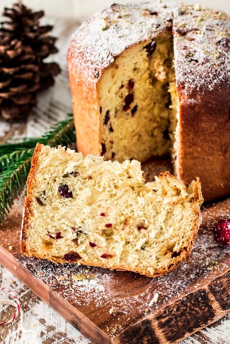 Chocolate Panettone, Panettone Recipe, Traditional Christmas Food, Holiday Bread, Cranberry Pistachio, Easy Bread Recipes, Indulgent Desserts, Sweet Bread, Sweet Breads