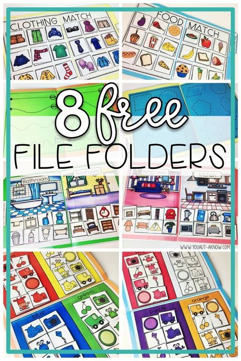 Online homeschool middle school, #AmericanOnlineHIghSchool Sped Learning Activities, Simple Task Boxes Special Education, Early Childhood Special Education Activities, Preschool File Folders Free Printable, Errorless File Folders Free, File Folder Activities Free Printables, Task Boxes For Special Education Free, Folder Activities Special Education, File Folder Activities Special Education