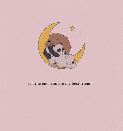 We Bare Bears Friendship, We Bare Bears Quotes, Bff Dp, Trio Quotes, Cute Disney Quotes, Best Friend Quotes Meaningful, Tiny Quotes, Imagination Quotes, Bear Quote