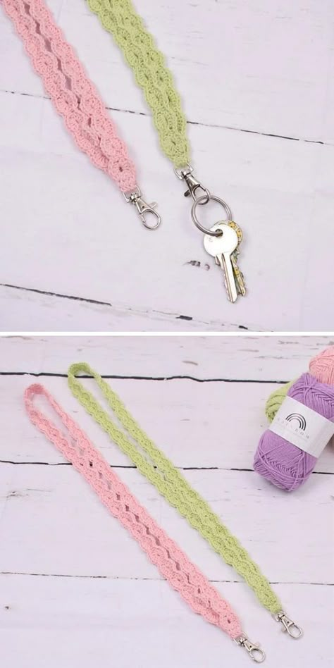 Stylish Crochet Fashion Accessories Crochet Keychain Lanyard Free Pattern, Crochet Strap Pattern Free, Crochet Lanyard Pattern Free Easy, Quick Crochet Keychain Free Pattern, Crochet Wristlet Pattern Free, Crochet Wristlet Keychain Pattern Free, Crochet Lanyard Pattern Free, Crochet Phone Strap, Scottish Crochet