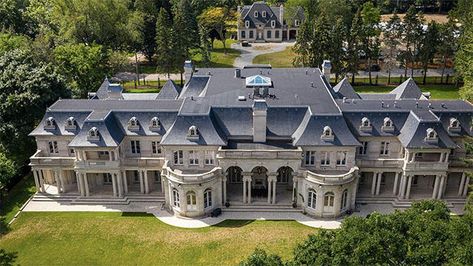 Limestone Exterior, Big Mansions, Modern Beach Homes, Majestic Tree, Mega Mansions, Slate Roof, Castle House, Beautiful Houses, Mansions Luxury