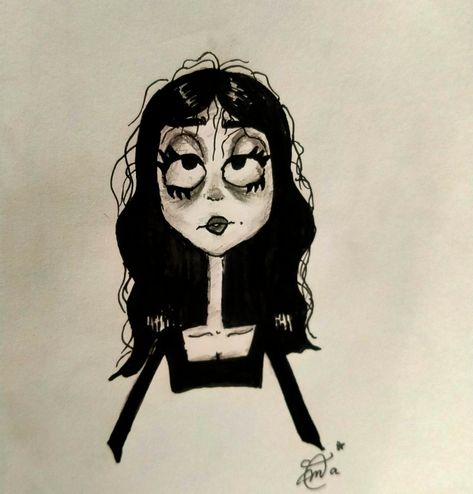 Tim burton art style Tim Button Eyes Drawing, Drawing Like Tim Burton, Tik Burton Drawing, Tom Burton Art Style, Tim Burton Art Sketches, Tim Burton People Drawings, Tim Burton Style Characters, Tim Burton Inspired Art Style, How To Draw A Tim Burton Character