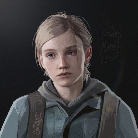 Tlou Concept Art, Tlou Concept, Arte Zombie, Sarah Miller, Sara Miller, Apocalypse Character, The Last Of Us2, Ellie Williams, Quick Sketch