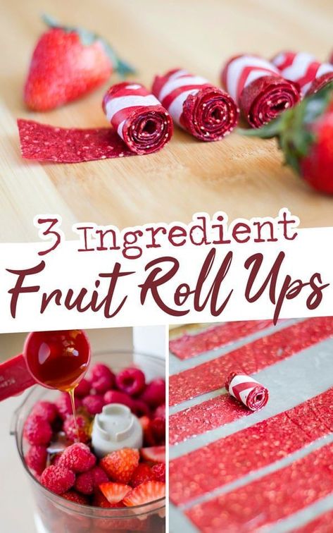 Fruit Leather Recipe, Fruit Roll, Fruit Leather, Dessert Aux Fruits, Fruit Roll Ups, Homemade Snacks, Dehydrator Recipes, Fudge Brownies, Roll Ups