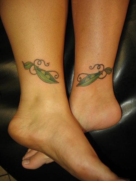 2 peas in pods Peas In A Pod Tattoo, Pea Tattoo, Chess Tattoo, Bestie Tattoos, Matching Best Friend Tattoos, Bestie Tattoo, Two Peas In A Pod, Sister Tattoo, Bff Tattoos