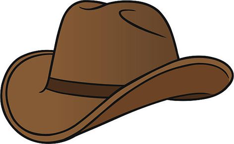 Cowboy Hat Printable, Cowboy Hat Drawing, Cowboy Hat Design, White Cowboy Hat, Brown Cowboy Hat, Retreat Ideas, Hat Vector, Cowgirl And Horse, American Western