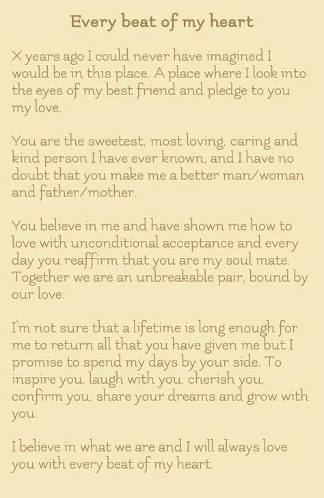 15 Romantic Non-traditional Wedding Vows for Your Ceremony--Wedding Vows to Husband and Wife ot Make You Cry, How to Write Your Own Wedding Vows,Impressive Wedding Vows Ideas Samples Vows To Husband Renewal, Personal Vows To Husband Christian, Wedding Vows That Make You Cry To Wife, Wedding Speech To Husband, Vow To Husband, Renew Wedding Vows Dress, Deep Vows To Husband, Wedding Vows Repeat After Me, Wedding Vows High School Sweethearts