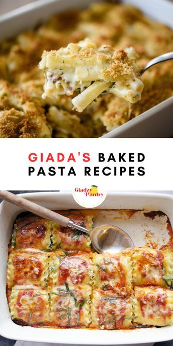 Italian Noodle Dishes, Italian Baked Dishes, Pasta Dishes Recipes Chicken, Baked Italian Recipes, Non Pasta Dinners Meals, Comforting Pasta Dishes, Pasta Recipes Casseroles, Pasta For Two Recipes, Giada Baked Ziti