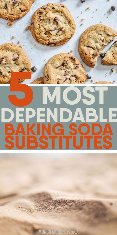 Learn how to make BAKING SODA SUBSTITUTES. DIY recipes for cooking and baking desserts replacements like for banana bread and cookies using ingredients like that can be grain free, vegan, and low carb. Learn how it’s different than baking powder and which is the best for the type of reaction and purpose you are using it for #cookingtips #bakingtips  #substitutions #kitchenhacks #cookinghacks #healthydesserts #healthyrecipes #vegetarianrecipes Baking Soda Alternative For Baking, No Baking Soda Desserts, No Baking Soda Banana Bread, Substitute For Baking Soda, Banana Bread No Baking Soda, Banana Bread Recipe No Baking Soda, Baking Soda Replacement, Cookies Without Baking Soda, Cookie Recipe Without Baking Soda