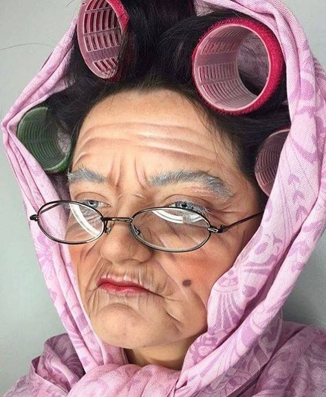 Ageing Makeup, Old Lady Makeup, Age Makeup, Old Age Makeup, Makeup Wrinkles, Aging Makeup, Old Lady Costume, Woman Character, Theatre Makeup