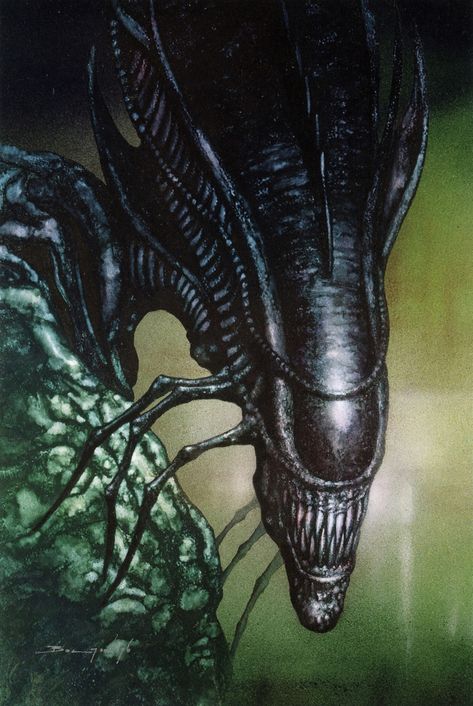 The Alien Queen Mother in Aliens: Female War #Alien #Aliens #Xenomorph #QueenAlien #AlienQueen #QueenMother #FemaleWar #AliensFemaleWar #AliensEarthWar Female Xenomorph, Alien The Movie, Xenomorph Queen, Earth In Space, Brian Bolland, Horse Vaulting, Giger Alien, Giger Art, Aliens Vs Predator