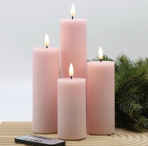 Pink Pillar Candles, Tall Pillar Candles, Led Taper Candles, Starry String Lights, Square Candles, Battery Candles, Led Pillar Candle, Led Tea Lights, Flameless Led Candles