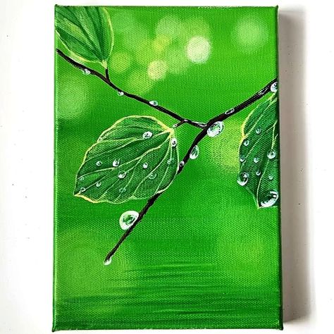 Leaves Painting Acrylic Leaf Art, Canvas Art Painting Abstract, Canvas Art Painting Acrylic, Lotus Flower Art, Drip Art, Watercolor Paintings Nature, Canvas Drawing, Art Drawings Sketches Pencil, Canvas Painting Tutorials