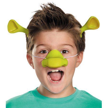 Shrek Kit Child Halloween Accessory, Boy's, Size: Standard, Green Shrek Character Costumes Diy, Shrek Ears, Shrek Makeup, Shrek Costumes, Shrek Character, Shrek Jr, Shrek Costume, Shrek Party, Dogs Ears Infection