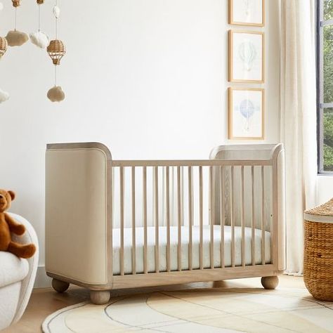 Upholstered Crib, Joseph Altuzarra, Modern Baby Cribs, Crib Conversion Kit, Convertible Cribs, Baby Cribs Convertible, Modern Crib, White Crib, Toddler Beds