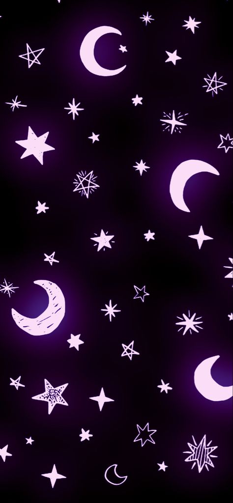 Wallpaper For Tablet Samsung Aesthetic Purple, Cute Black And Purple Wallpaper, Purple Moon Aesthetic Wallpaper, Girly Pop Wallpaper, Purple And Black Wallpaper Aesthetic, Purple Lockscreen Wallpaper, Purple Space Wallpaper, Phone Background Purple, Wallpaper Backgrounds Stars