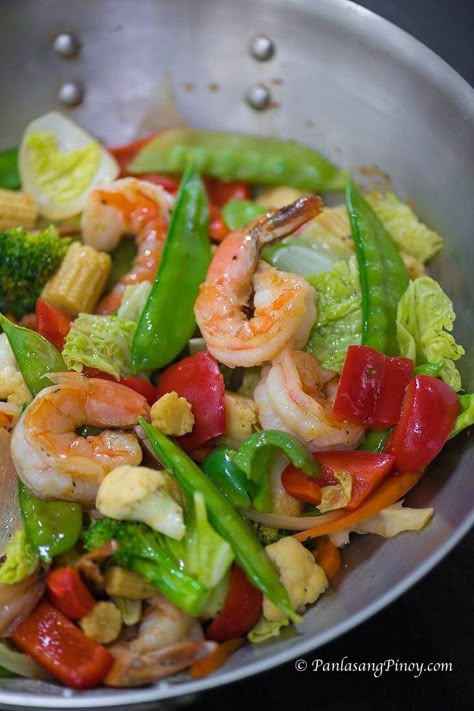 Pinoy Vegetable Dishes, Chop Suey Recipe Filipino, Pinoy Vegetable Recipe, Chopsuey Recipe Chinese, Chopsuey Recipe Filipino, Vegetable Chop Suey, Chopsuey Recipe, Fried Salmon Recipes, Quick Stir Fry Recipes