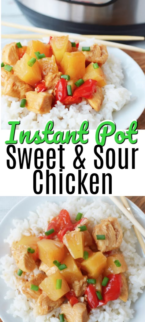 Sweet And Sour Chicken Recipe, Sour Chicken Recipe, Sweet And Sour Chicken, Sweet Sour Chicken, Sweet N Sour Chicken, Instant Pot Meals, Best Instant Pot Recipe, Instant Pot Recipe, Instant Pot Recipes Chicken