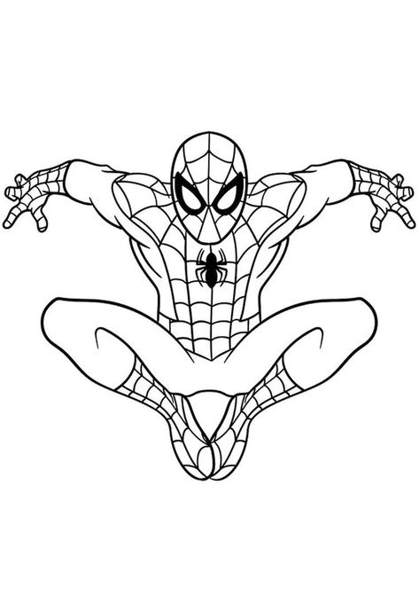 Spiderman Colouring Picture, Printable Spiderman Coloring Pages, Spiderman Coloring Sheet, Superhero Coloring Sheets, Super Hero Coloring Pages Free Printable, Spiderman Activities For Kids, Spiderman Coloring Pages Free Printable, Colouring Pages For Boys, Superhero Coloring Pages For Kids