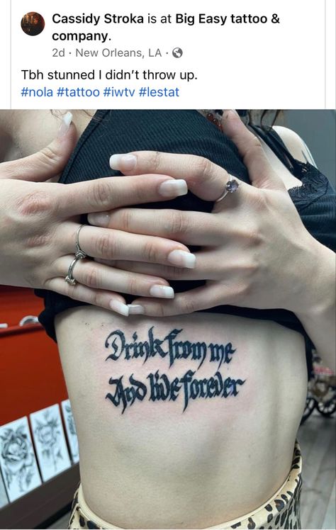 Vampire Chronicles Tattoo, Vampire Theme Tattoo, Interview With The Vampire Tattoo Ideas, Midnight Mass Tattoo, Vampire Aesthetic Tattoo, Iwtv Tattoo, Lestat Tattoo, Vampire Bite Tattoo, Nosferatu Tattoo