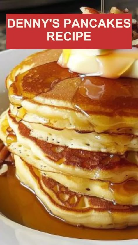 Best Denny’s pancakes recipe Breakfast Nuggets, Turkey Pancakes, Ihop Pancake Recipe, Dennys Pancakes, Mcdonalds Pancakes, I Hop Pancake Recipe, Homemade Breakfast Recipes, Easy Homemade Pancakes, French Toast Pancakes