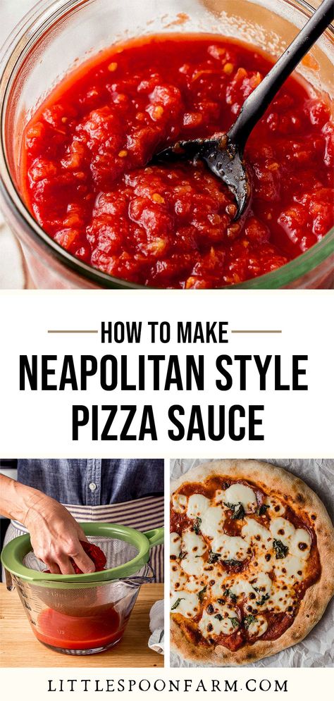 No Cook Pizza Sauce Recipe, Neopolitan Pizza Sauce Recipe, Neapolitan Pizza Toppings, Neopolitan Pizza Topping, Neapolitan Pizza Sauce, Neapolitan Pizza Recipe, Brick Oven Pizza Recipes, Bertello Pizza Oven Recipes, Brick Oven Recipes