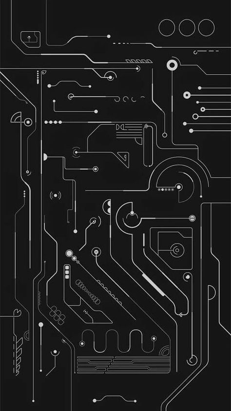 Drawing Engineering, Amoled Wallpaper, Cyberpunk Design, Amoled Wallpapers, Drawing Wallpaper, Technology Wallpaper, Glitter Iphone, Colorful Background, Tech Design