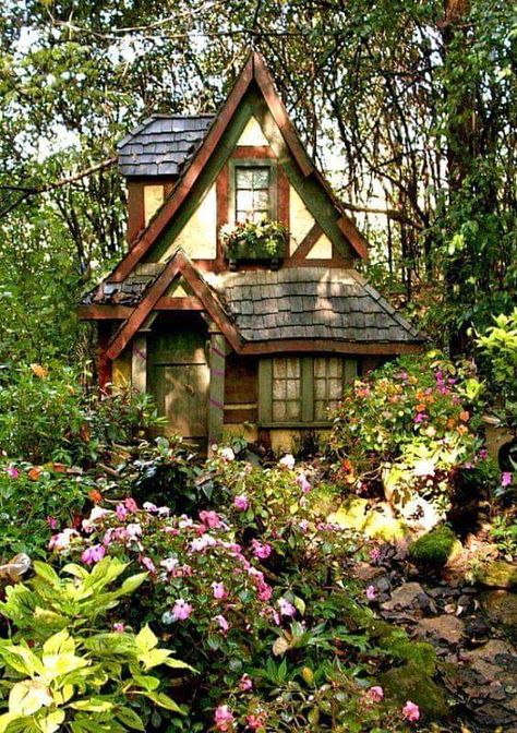 (2) Into The Forest Dark on Twitter: "Which one would you choose? https://t.co/5sIananeVR" / Twitter Garden Goblin, Woods Cottage, Cottage Core House, Fairytale House, Forest Cottage, A Small House, Cottage Aesthetic, House Cottage, Fairytale Cottage