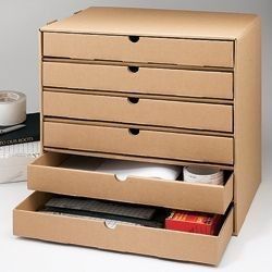 Cardboard Storage, Diy Desk Decor, Cardboard Design, Cardboard Crafts Diy, Cardboard Box Crafts, Cardboard Toys, Diy Storage Boxes, Cheap Storage, Scrapbook Room