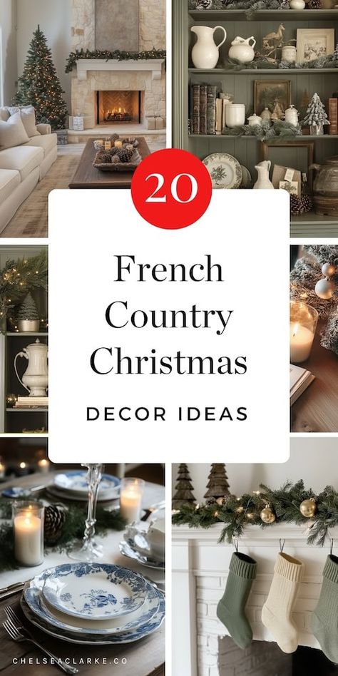 Why French Country Christmas Decor is Perfect for the Holidays There’s something about French country decor that just screams elegant and cozy, and that makes it perfect for Christmas. The style focuses on creating a warm, inviting atmosphere with natural elements, soft colors, and a mix of vintage and modern pieces. Imagine walking into a room with a beautifully understated tree, soft lighting from candles and fairy lights, and elegant touches like brass ornaments and linen tablecloths. Focus Red Buffalo Check Christmas Decor, Christmas Decor French Country, French Inspired Christmas Decor, Tasteful Christmas Decor, French European Decor, French Country Fashion, French Country Fall Decor, Christmas Decorating Themes, French Country Christmas Tree