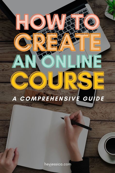 Want to learn how to create an online course but just aren't sure where to start? Learning how to sell an online course can be tricky, and I'm giving you a GUIDE to how to create an online course so you can make passive income! How To Create A Course, How To Create And Sell Online Courses, How To Make An Online Course, Creating An Online Course, Create Online Course, Create A Course, Elearning Templates, Online Course Creation, Create Online Courses