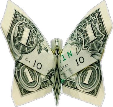 20 Cool Examples of Dollar Bill Origami Folding Dollars Into Shapes Easy, How To Fold A Dollar Bill, Butterfly Dollar Bill, Origami Dollar Bill Easy, Money Origami Easy Step By Step, Dollar Origami Easy Step By Step, How To Fold Dollar Bills Into Shapes, Oragami Money Easy, Dollar Bill Origami Easy Step By Step