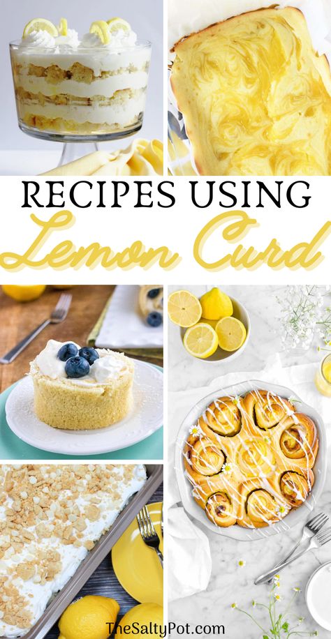 Recipes Using Lemon Curd Lemon Curd Custard, Recipe With Lemon Curd In Them, Cured Lemon Recipes, Lemon Curd Cream Cheese Filling, Lemon Desserts For Easter, Recipes With Lemon Curd Desserts, Recipes For Lemon Curd, Desserts With Lemon Curd Easy Recipes, Desserts Lemon Curd