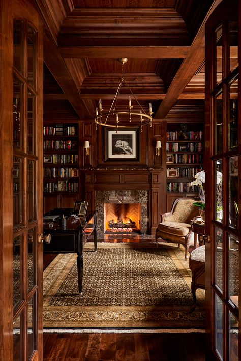 بيوت ملكية, Zigarren Lounges, French Country Estate, Home Library Rooms, Home Library Design, Home Libraries, Library Design, Dream House Interior, Country Estate