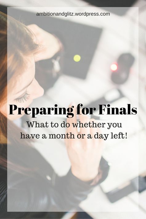 How to prepare for your college finals. Even if you have a month left, you should get started now! If you've got a few days, Ambition & Glitz has tips for you, too! Study For College, Exams Are Coming, School Organization College, College Finals, School Organisation, Organization College, College Preparation, College Study Tips, Study Strategies