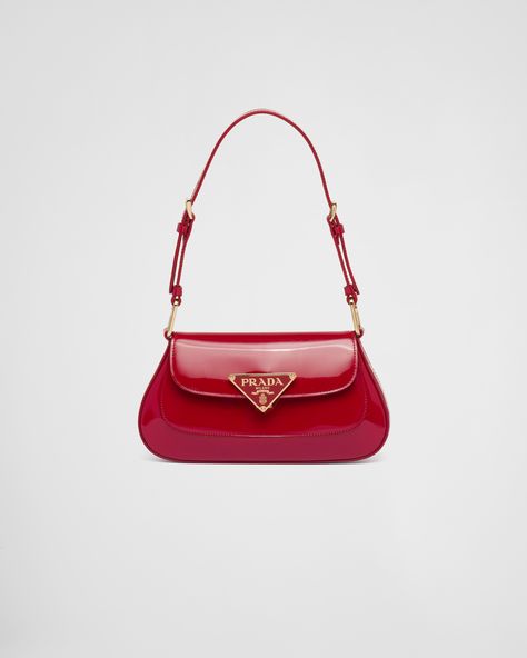 Red Prada Bag, Dream Bag, Patent Leather Bag, Dream Bags, Fancy Bags, Prada Bags, Pretty Bags, Doja Cat, Cute Bags