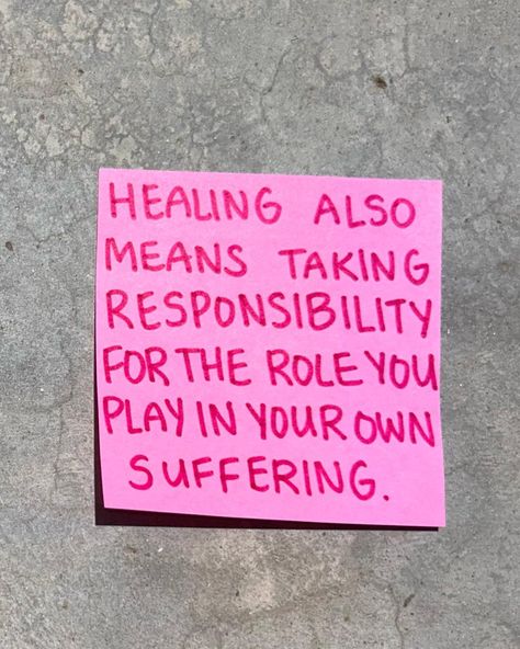 Healing starts when we take responsibility for our own actions and choices. It’s not easy, but it’s worth it 💖 #healingjourney #selfawareness #personalgrowth #mindfulness #mentalhealthmatters #innerstrength #quotes #day1 Healing Also Means Taking Responsibility, Quotes On People Pleasing, Quotes On Taking Action, Quotes On Responsibility, How To Start Healing, Quotes About Responsibility, Responsible Quotes, Good Choices, Take Responsibility Quotes