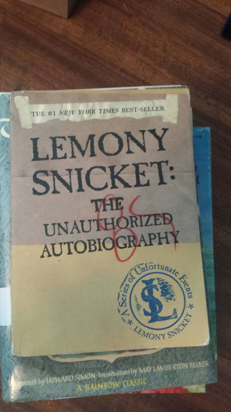 lemony snicket: the unauthorized autobiography Lemony Snicket Aesthetic, Lemony Snicket Books, Lemony Snicket, Character Aesthetic, Blank Book, Book Worth Reading, Worth Reading, Book Cover, Reading