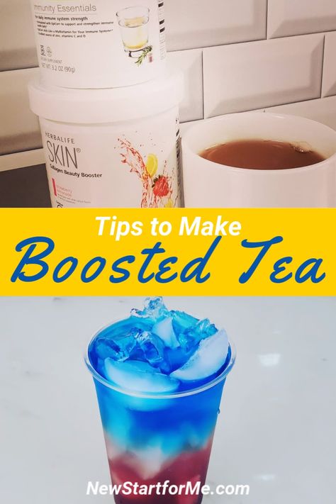 When you have these tips to make boosted tea at home, you can add healthy natural energy to your day whenever you need an extra pick me up. Boosted Tea Recipes | Herballife Tea Ingredients | Herbalife Boosted Tea Recipes | Health Benefits of Tea | Health Benefits of Boosted Teas | How to Make Boosted Tea at Home | At Home Tea Recipes #tea #weightloss