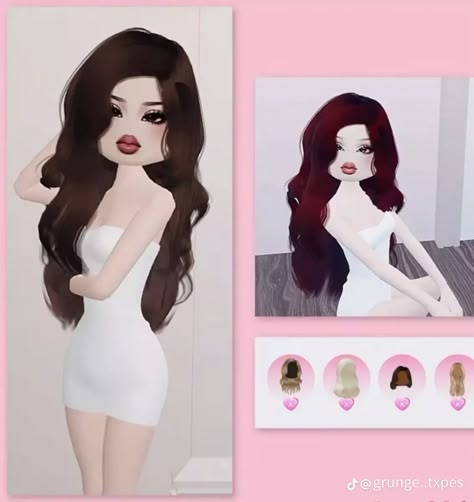 Hair Combination Dress To Impress, Dress To Impress Outfits Roblox Game Hair Combos, Dti Hairstyle Combos, Dress To Impress Ideas Hair, Cute Hair Combos Dress To Impress, Hair Hack Dress To Impress, Hairstyles Dress To Impress, Dress To Impress Dress Hack, Dti Outfit Hacks Hair