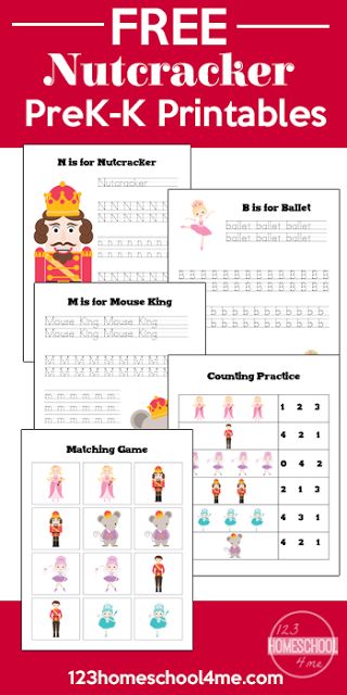 FREE Nutcracker Printables  #freeprekpages #kidsworksheets #kidsactivities Nutcracker Printables, Free Christmas Worksheets, Printable Nutcracker, Music Crafts Preschool, Preschool Music Lessons, Christmas Elementary, Cute Nutcracker, Nutcracker Crafts, Christmas Learning