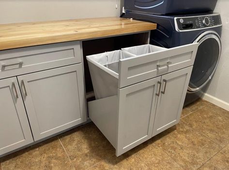 How to Build a Laundry Drawer in 10 Easy Steps! 1 Laundry Basket Drawers Diy, Diy Pull Out Laundry Cabinet, Pull Out Laundry Drawer, Diy Pull Out Laundry Hamper, Laundry Room Built In Hamper, Ikea Pax Laundry Hamper, Laundry Sorter Diy, Diy Laundry Bins, Diy Tilt Out Laundry Hamper