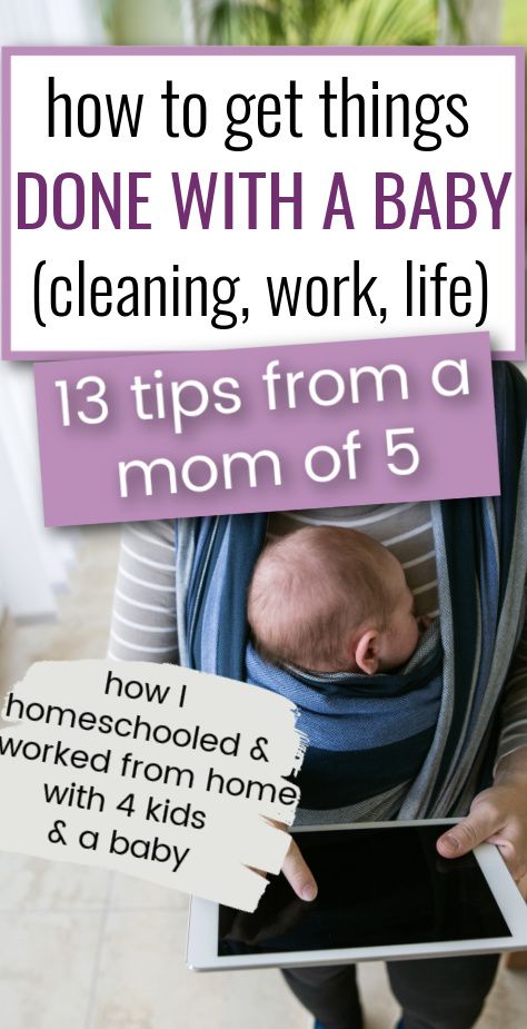 Working From Home With Baby, Work From Home With Newborn, Homeschooling With A Newborn, Newborn Mom Hacks, How To Be Productive At Home, Work From Home With Baby, Homemaking Inspiration, Busy Mom Planner, Working Mom Routine