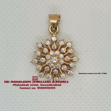 Simple Diamond Pendants Designs, Gold Pendent Simple, Pendent Designs Gold, Pendents Gold, Diamond Pendant Necklace Simple, Real Diamond Pendant Set, Gold Pendent, Antique Necklaces Design, Black Beads Mangalsutra Design